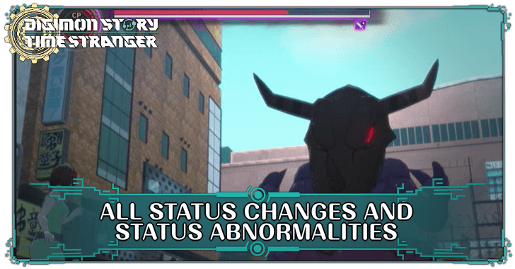 Digimon Story Time Stranger All Status Changes and Status Abnormalities