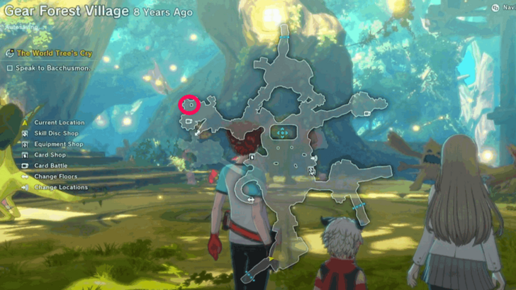 Outer Dungeon - Protect the Giant Digimeat 1 Map View