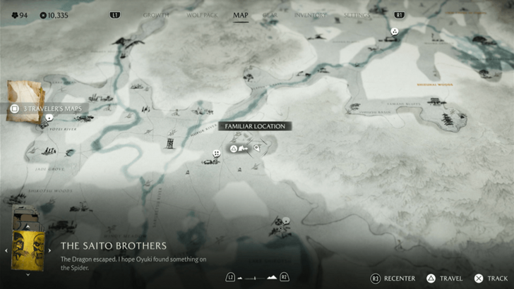 A Memory of Guidance Map Image