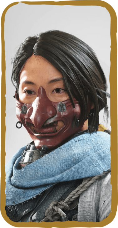 Fire Tengu Mask Image