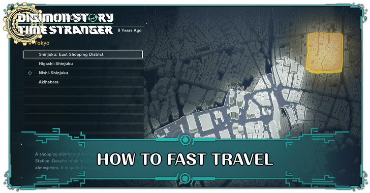 Digimon Story Time Stranger How to Fast Travel