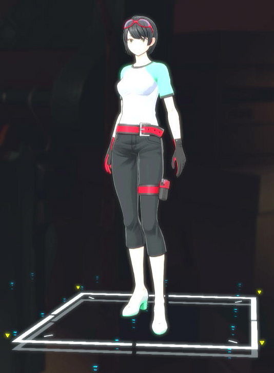 ADAMAS Colored T-Shirt Female Costume