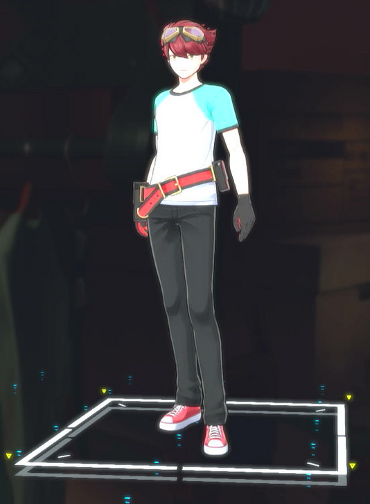 ADAMAS Colored T-Shirt Male Costume