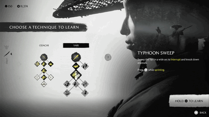 Ghost of Yotei Learn a Yari Skill