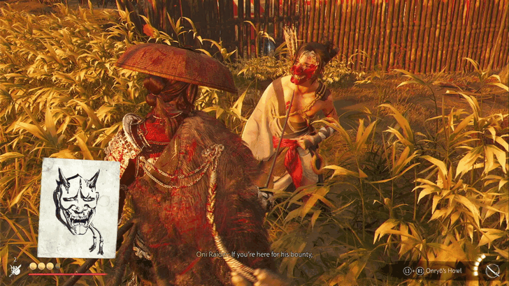 Ghost of Yotei Interrogate an Enemy