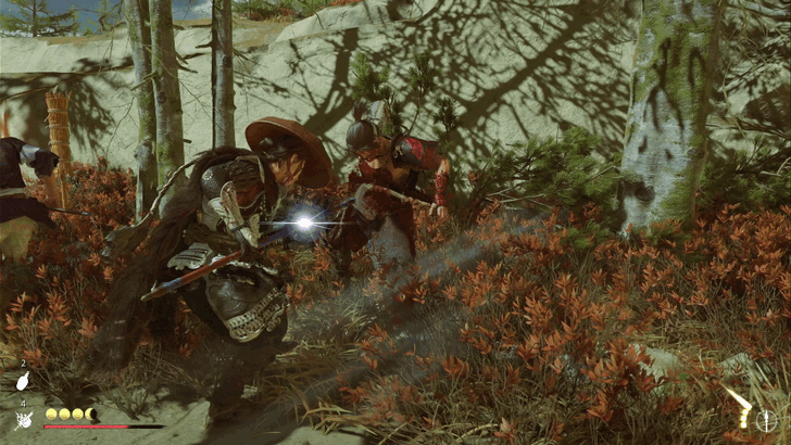 Ghost of Yotei Defeat the Oni Raiders Near the Dojo