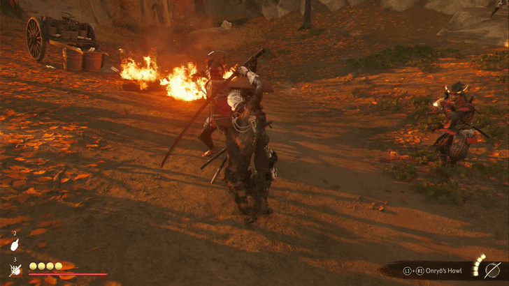 Ghost of Yotei Defeat the Oni Raiders to Get the Blind Bombs