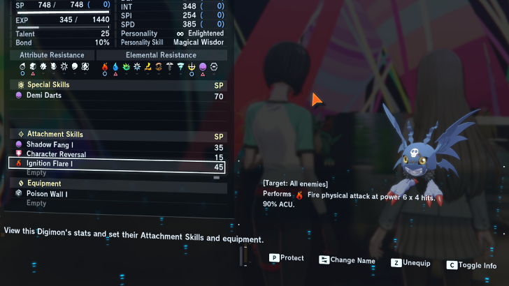 Unequip Attachment Skill