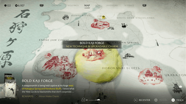 Ghost of Yotei Bold Kaji Forge Location