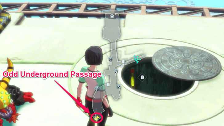 Outer Dungeon - Protect the Giant Digimeat 2 Map View