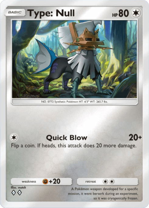 Pokemon TCG Pocket - A4b 301 Type Null