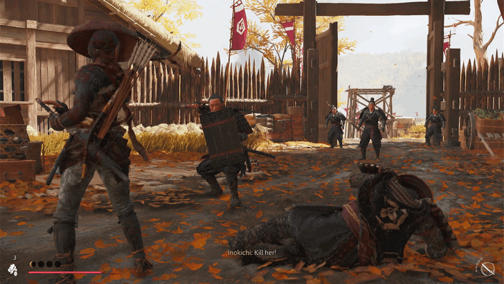 Ghost of Yotei Defeat the Wave of Reinforcements