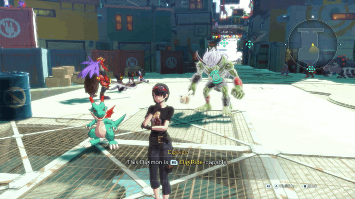 Select a Digimon to DigiRide