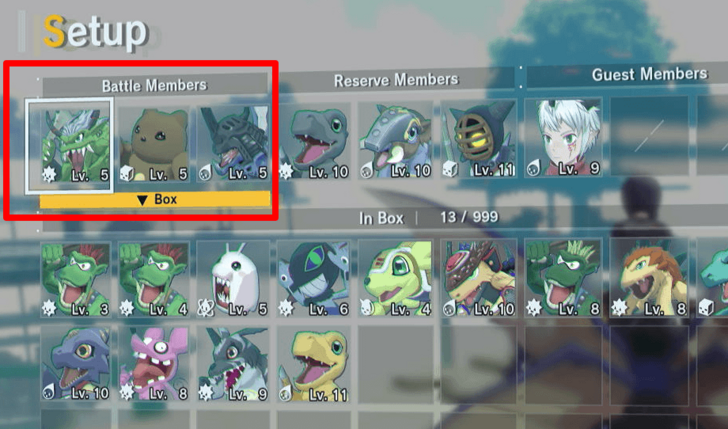 Battle Member Digimon