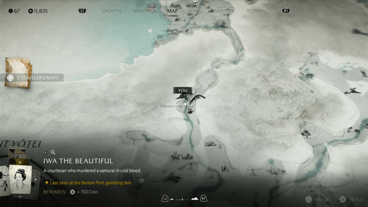 Golden Foothills Map Image