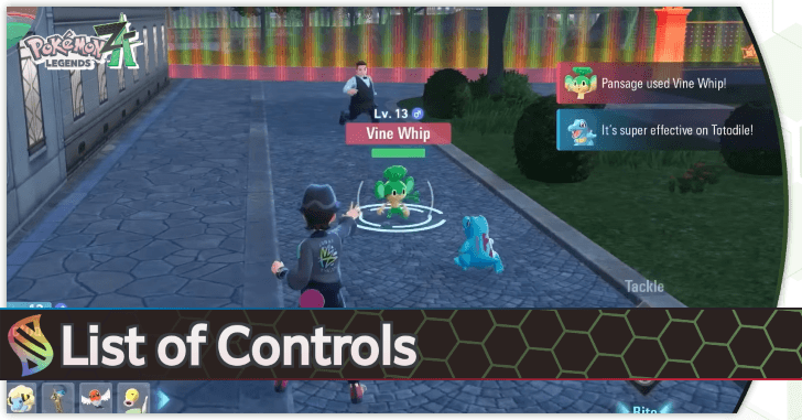 List of Controls