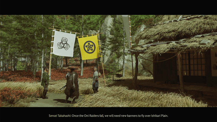 Ghost of Yotei Meet Sensei and Takahashi and Ina