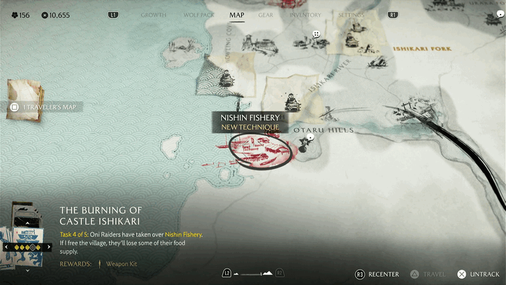 Ghost of Yotei Nishin Fishery Location