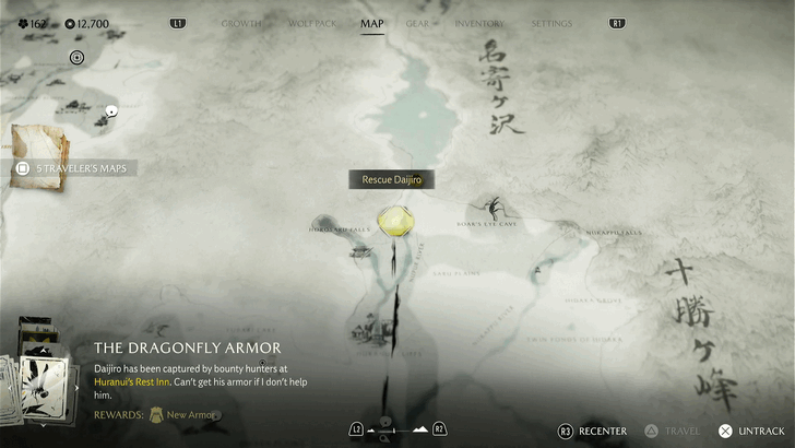 Ghost of Yotei Reach the Area Near Horosaru Falls