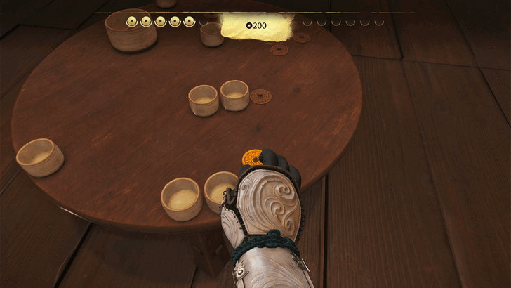 Ghost of Yotei Win a Game of Zeni Hajiki