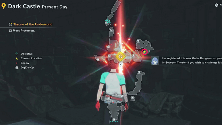 Outer Dungeon - Protect the Giant Digimeat 3 Map View