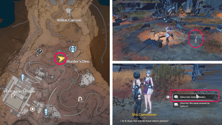 Shy Gladiator Location