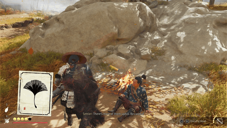 Ghost of Yotei Speak with the Wounded NPC