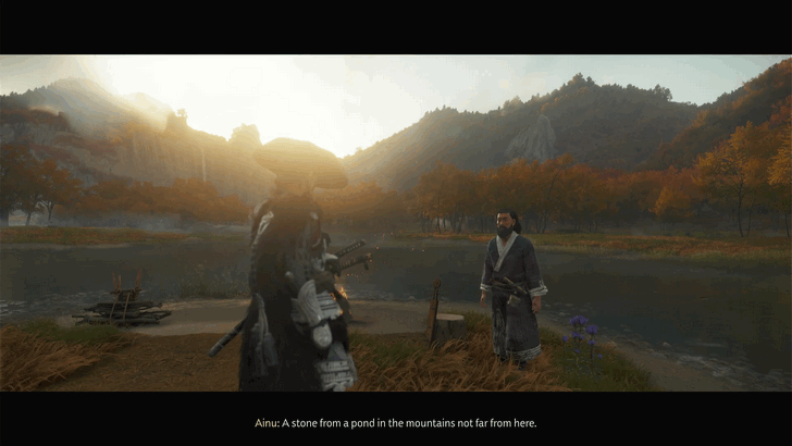 Ghost of Yotei Speak with the Ainu Musician