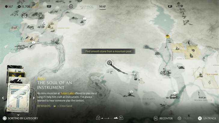 Ghost of Yotei Smooth Stone Location