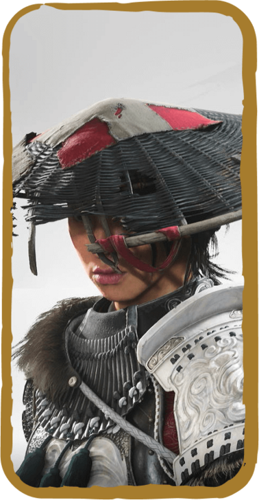 Patched Straw Hat Image