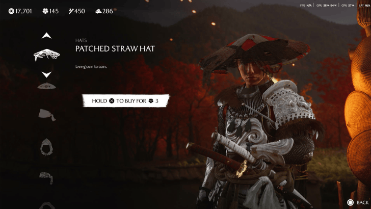 Patched Straw Hat