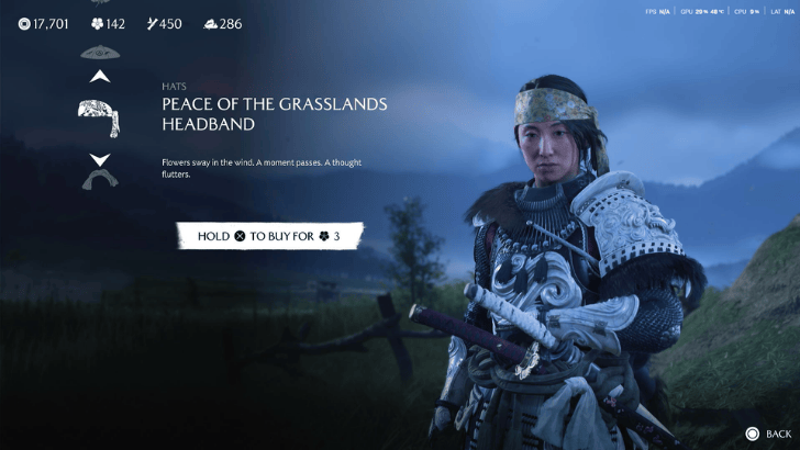 Peace of the Grasslands Headband