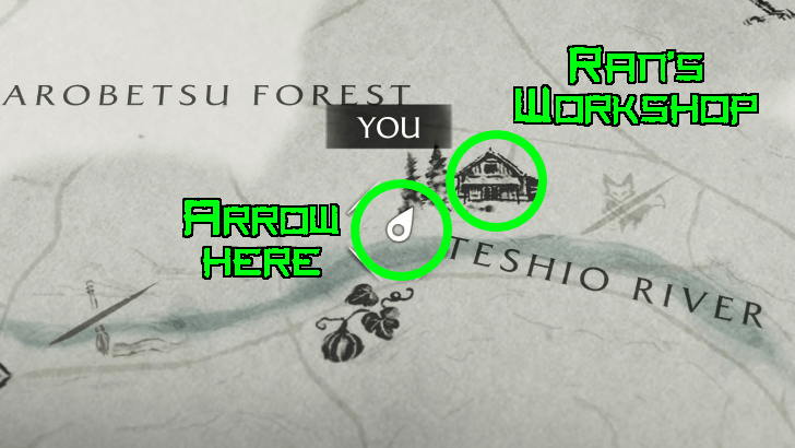 Examine the Arrow by the Banks of Teshio River