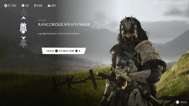 Rancorous Wrath Mask