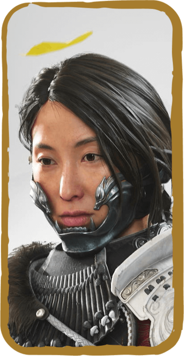 Twin Wolves Mask Image