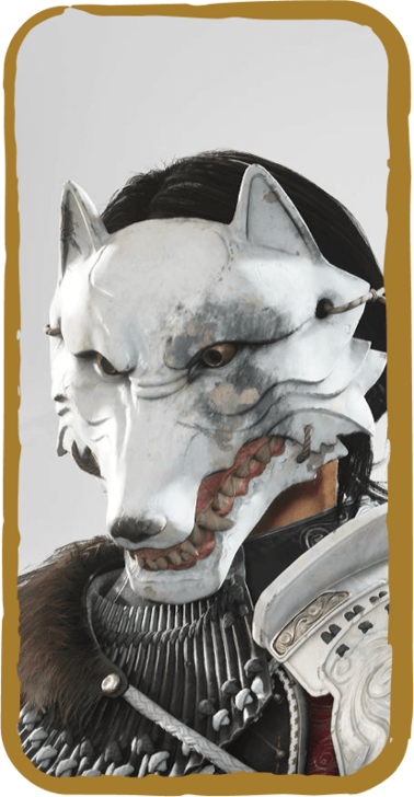 Wolf Pack Mask Image