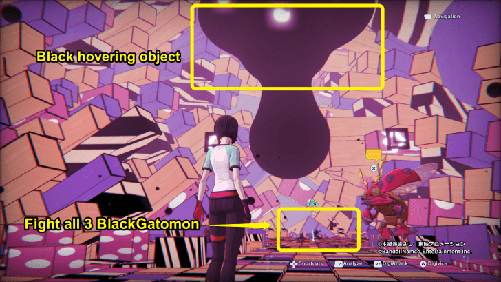 Fight the 3 BlackGatomon