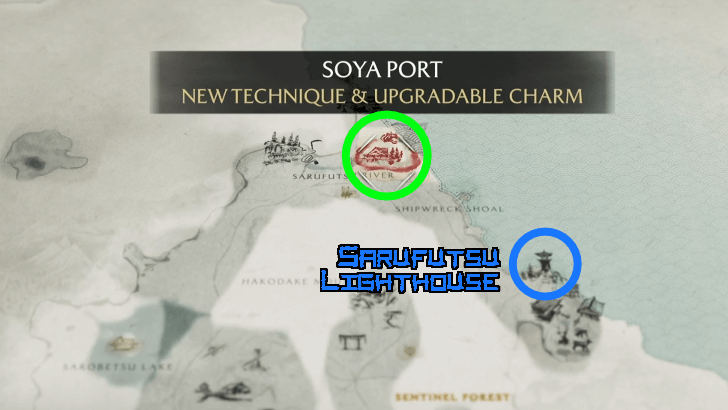 Go to Soya Port North of Sarufutsu River