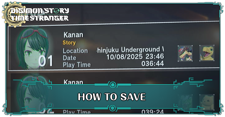 Digimon Story Time Stranger How to Save