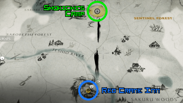 At Red Crane Inn Near the Bridge