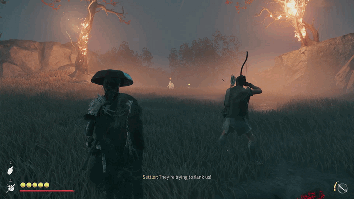 Ghost of Yotei Defeat the Enemy Waves