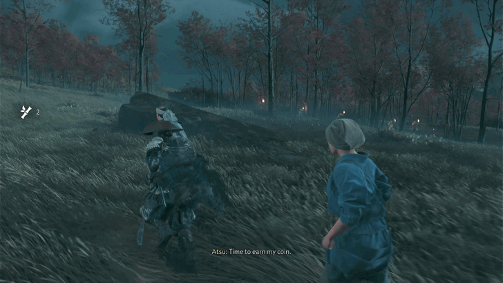 Ghost of Yotei Defend Ikeda from the Oni Raiders