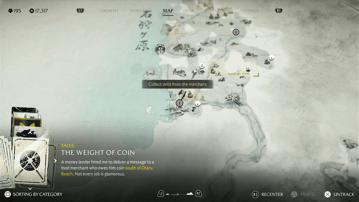 Ghost of Yotei Near Otaru Beach