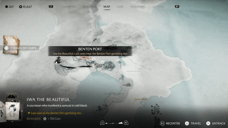 Iwa the Beautiful Location