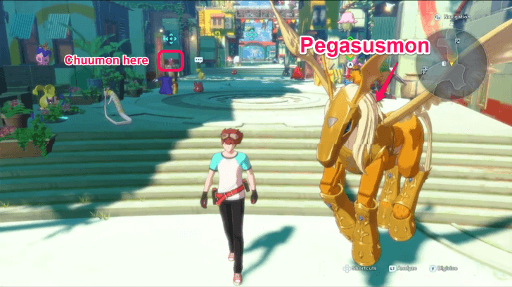 Talk to Pegasusmon