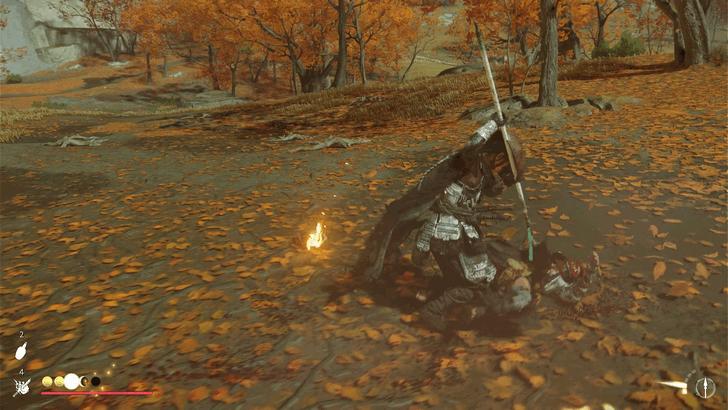 Ghost of Yotei Defend the Scout from the Enemies