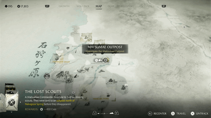 Ghost of Yotei Matsumae Outpost Location