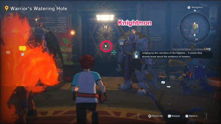 Door Guarded by Knightmon