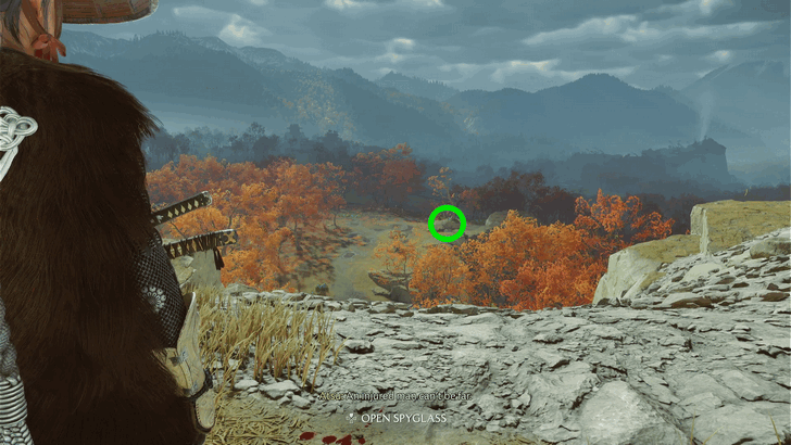 Ghost of Yotei Use the Spyglass to Find the Scout