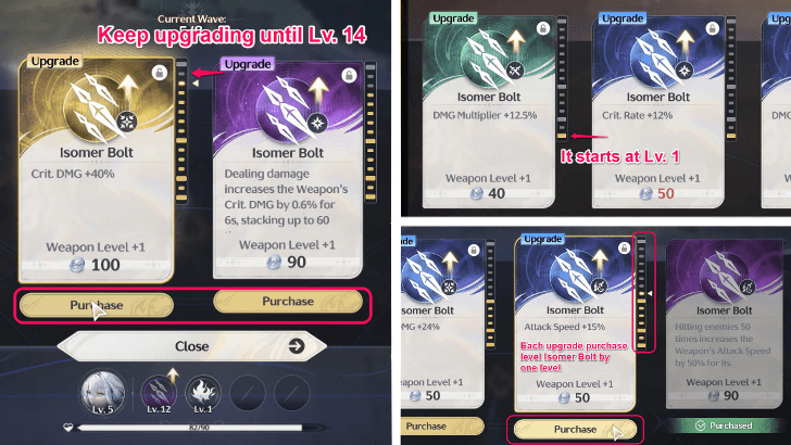 Keep Upgrading Isomer Bolt 2